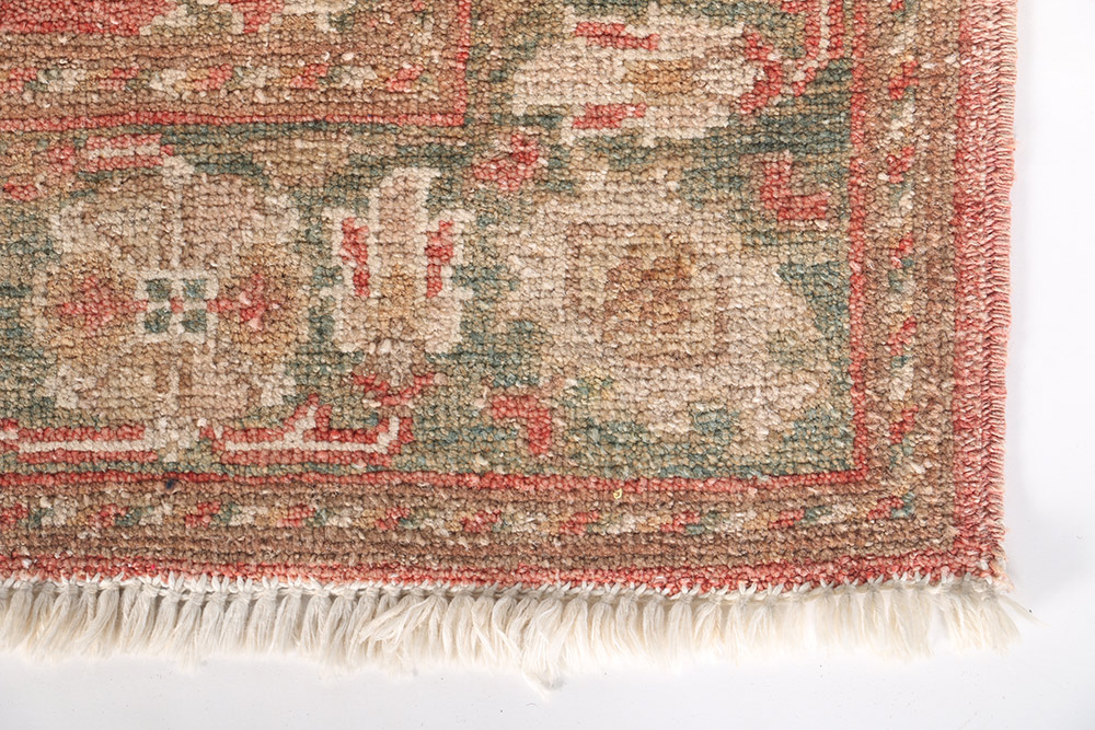 Hand Knotted Pakistani Herati Accent Rug