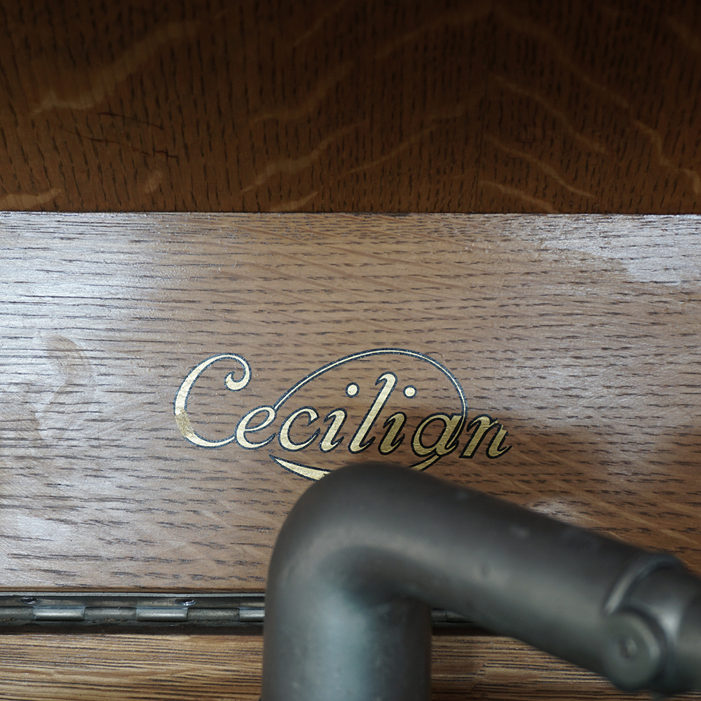 Antique Cecilian Phonograph in Mahogany Case