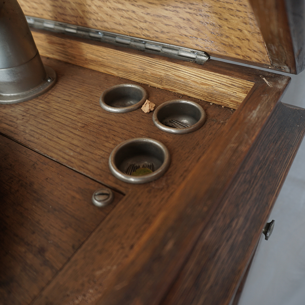 Antique Cecilian Phonograph in Mahogany Case