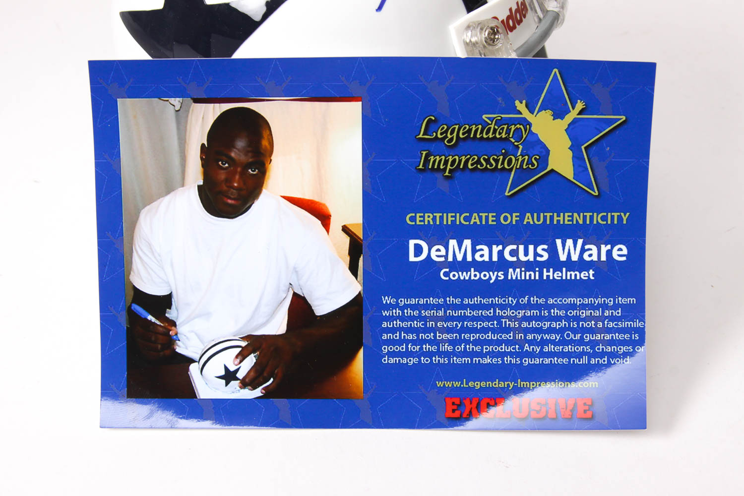 Dallas Cowboys Autographed Mini Helmets