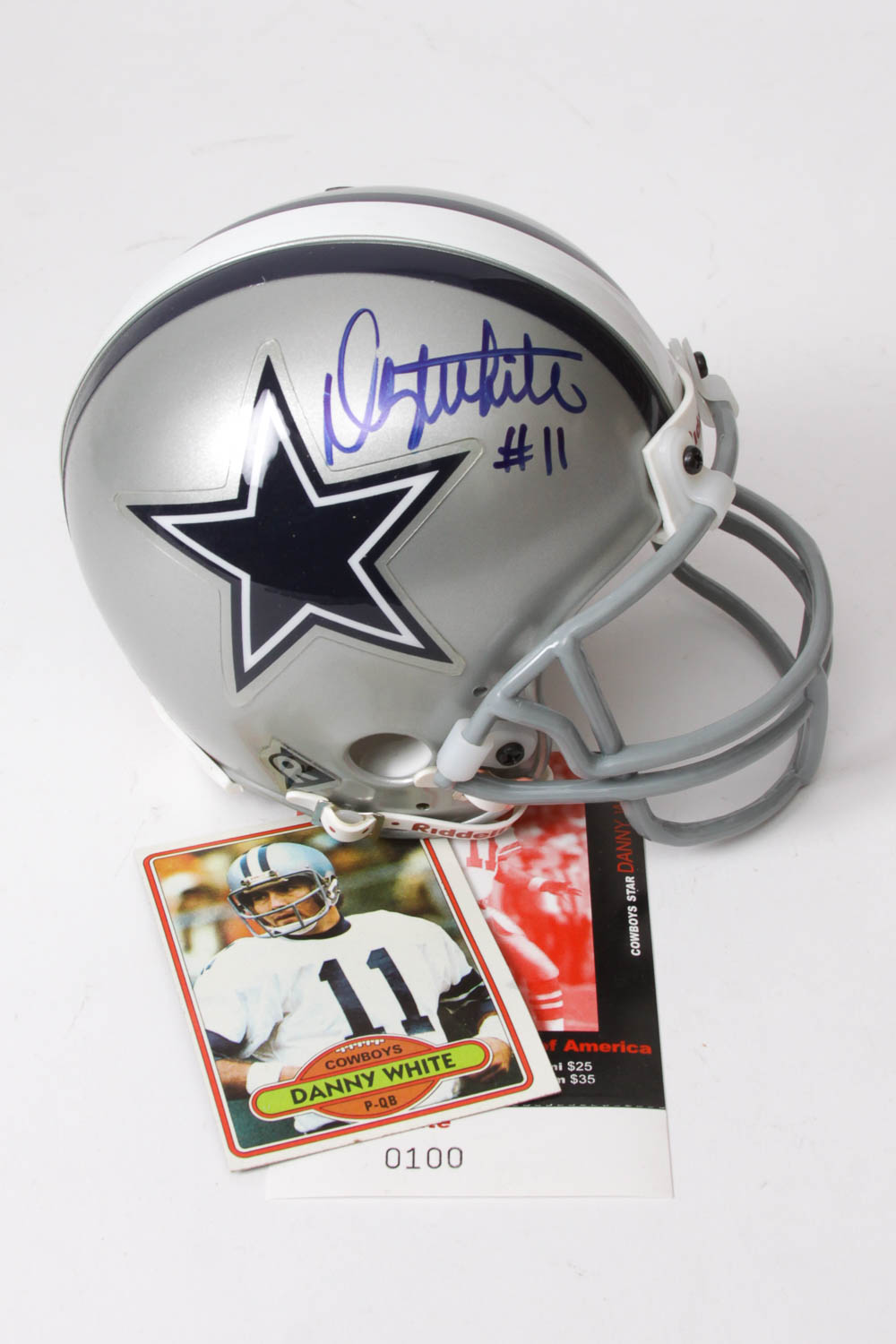 Dallas Cowboys Autographed Mini Helmets
