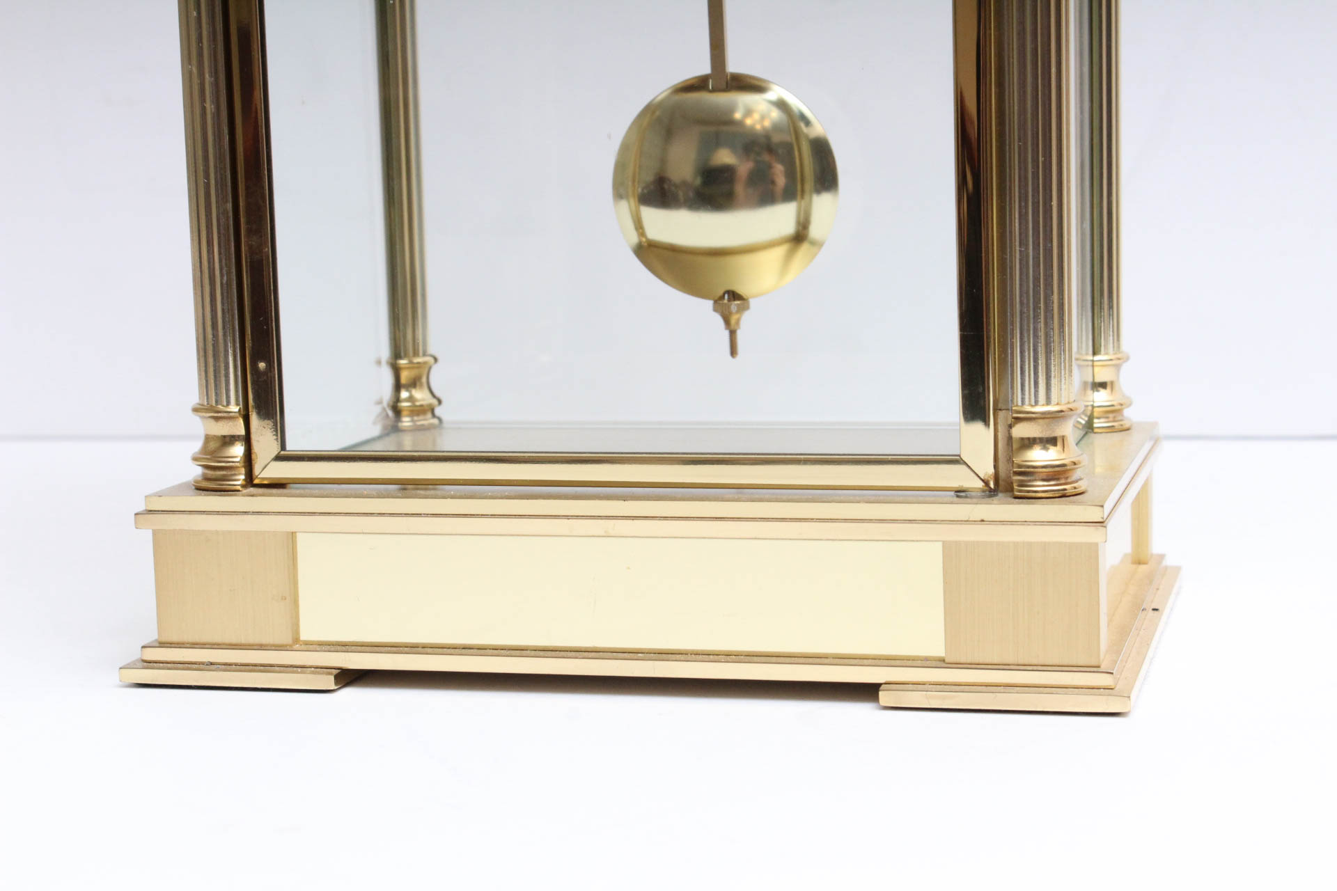 Franz Hermle and Sohn Brass Mantel Clock