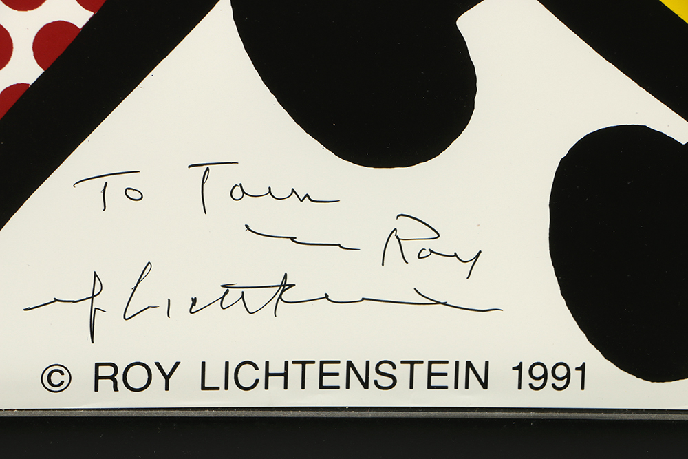 Signed Roy Lichtenstein Serigraph Poster for 1991 Salzburger Festspiele