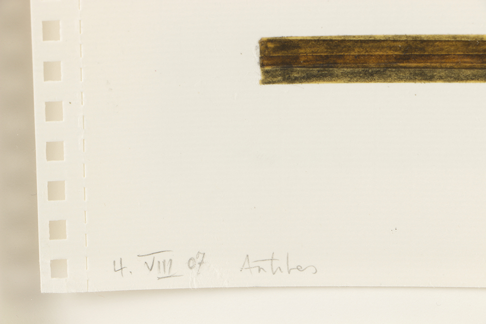 Tom Levine Mixed Media Sketchbook Drawing on Paper "4.VIII.07"