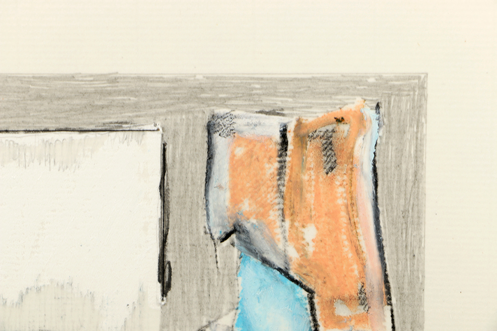 Tom Levine Mixed Media Sketchbook Drawing on Paper "4.VIII.07"