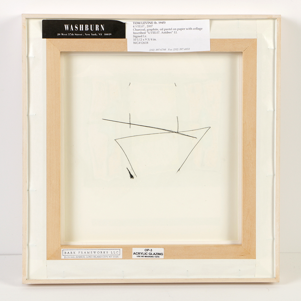 Tom Levine Mixed Media Sketchbook Drawing on Paper "4.VIII.07"