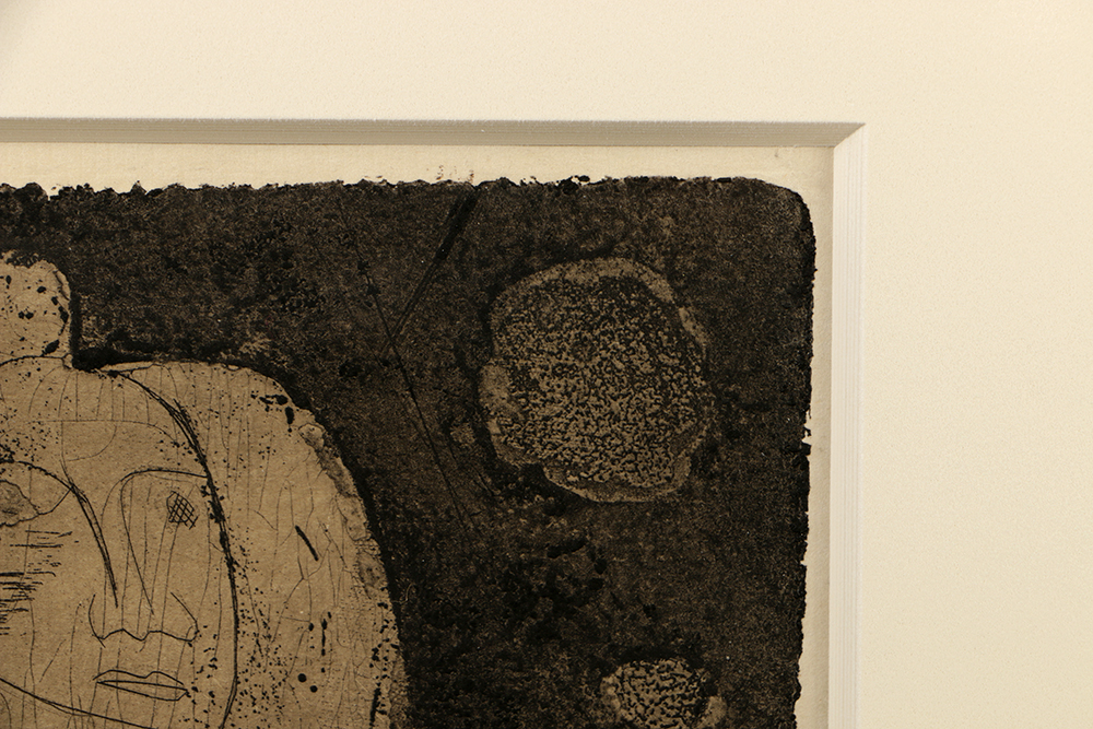 Louise Nevelson Limited Edition Etching on Paper "Ancient Landscape"