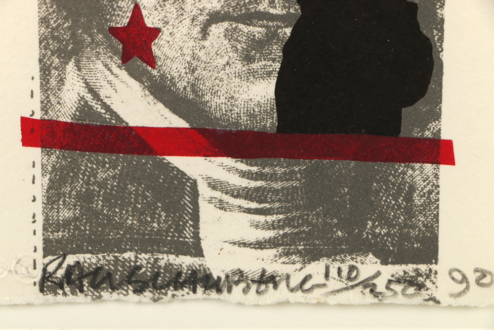 Robert Rauschenberg Limited Edition Lithograph on Paper "Speckled"