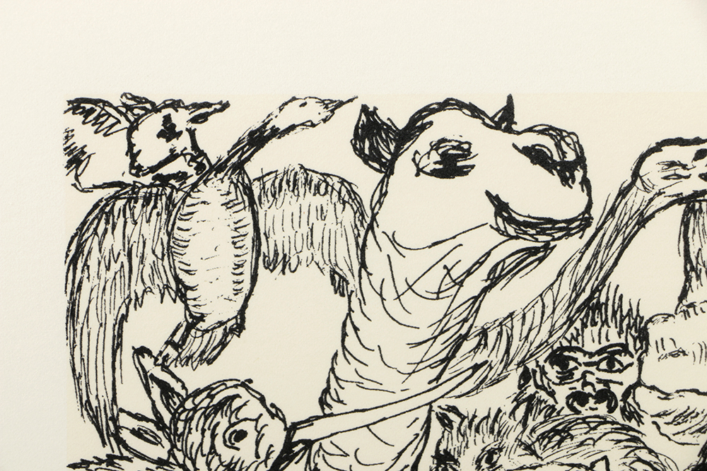 Merce Cunningham Limited Edition Lithograph on Paper