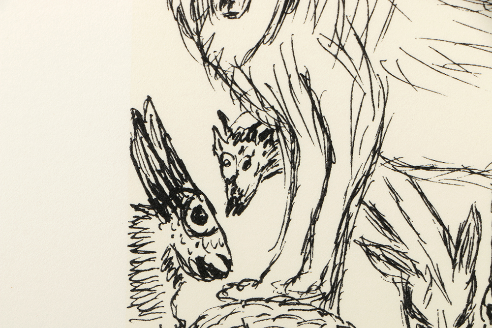 Merce Cunningham Limited Edition Lithograph on Paper