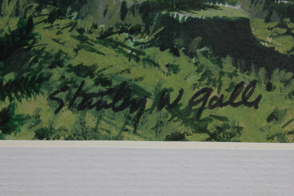 Stan Galli Gouache Painting on Board For Weyerhaeuser Advertising