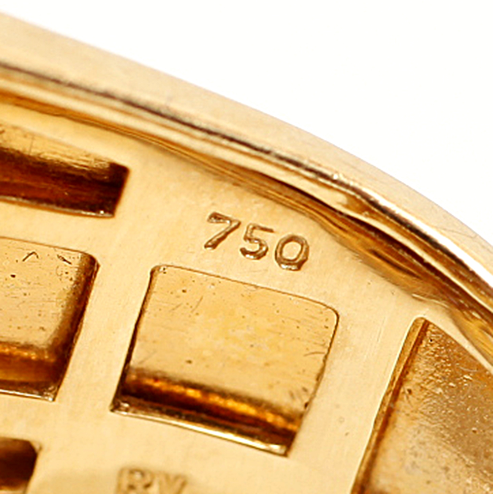 18K Gold Multi Gemstone Ring