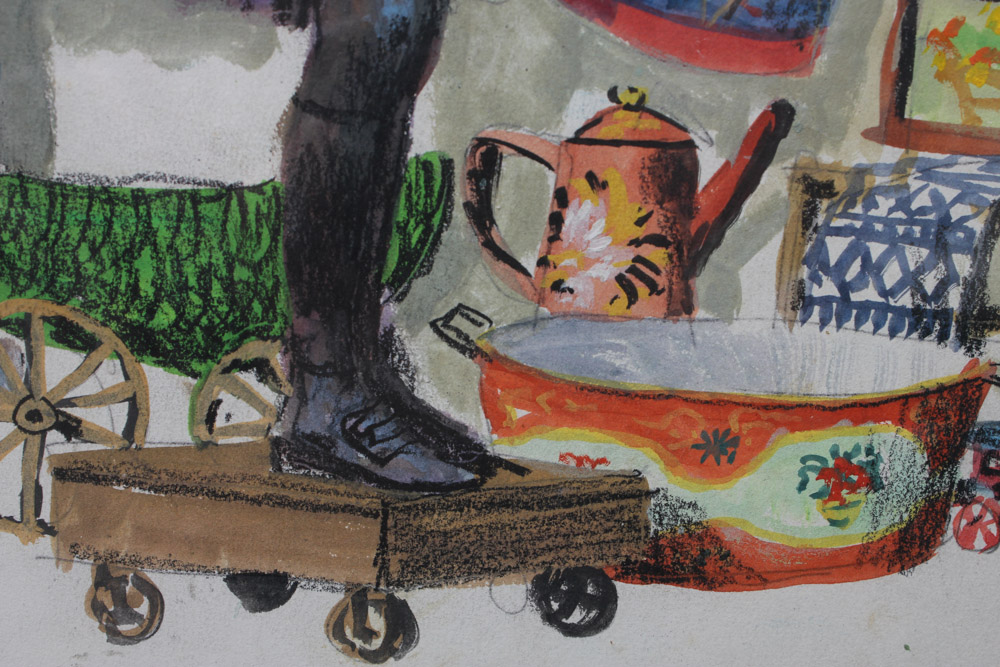 Stan Galli "New England" Painting for United Air Lines