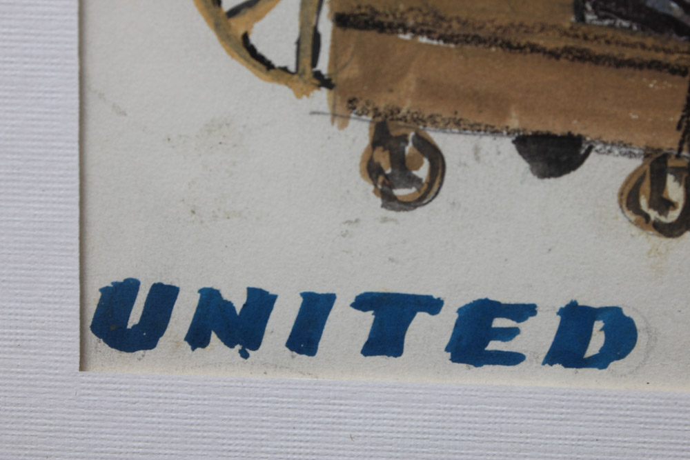 Stan Galli "New England" Painting for United Air Lines