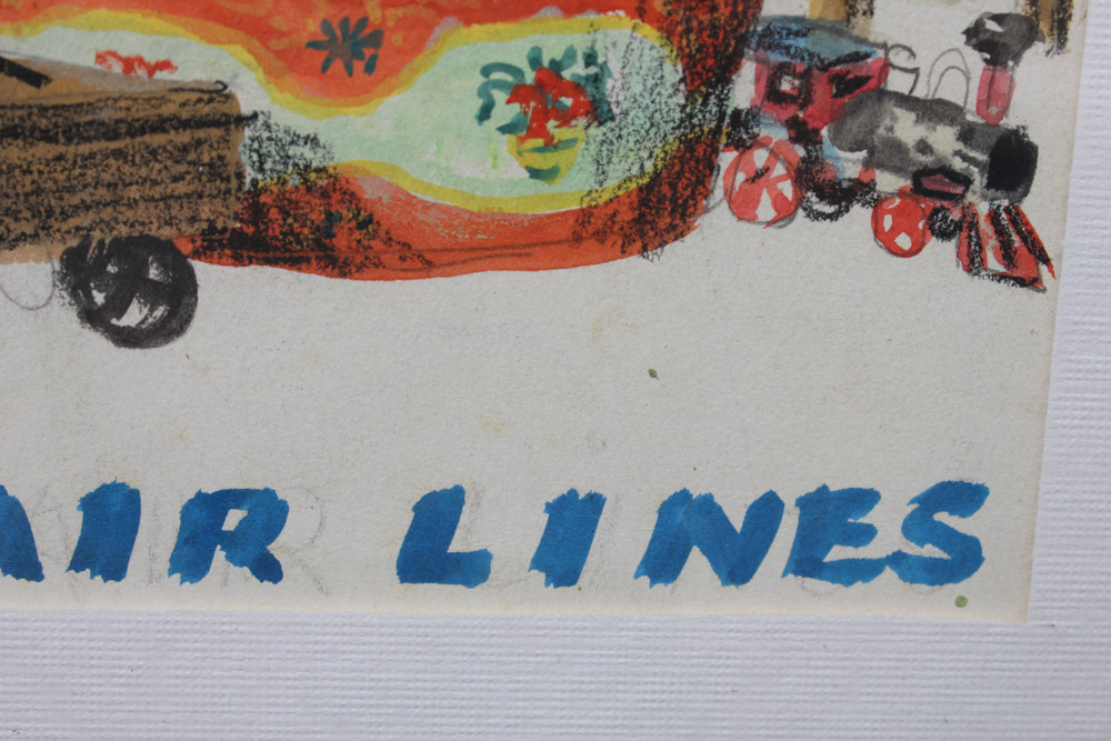 Stan Galli "New England" Painting for United Air Lines