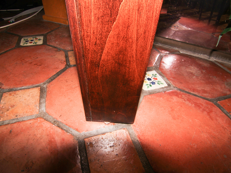Wooden Parquet Top Table
