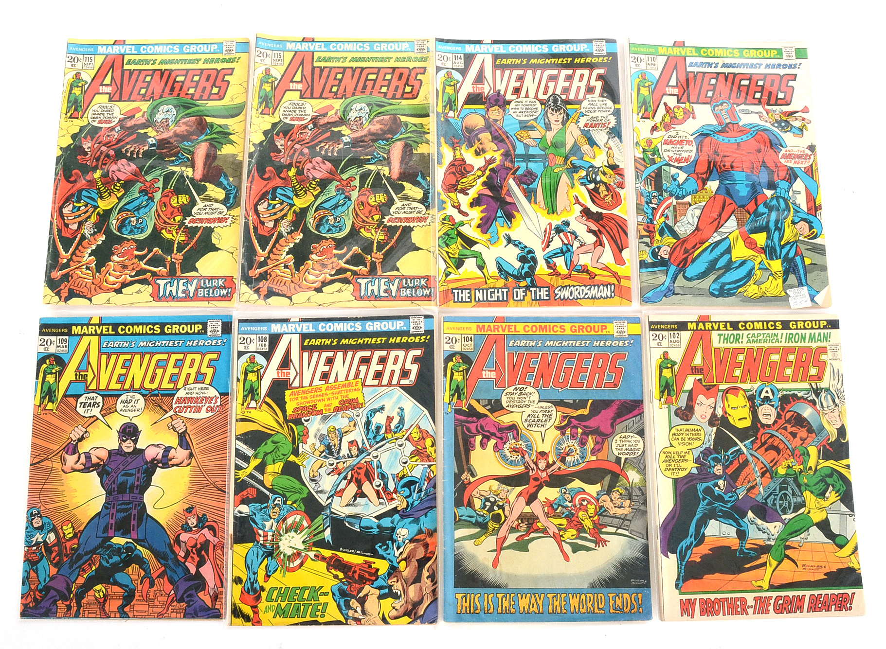 Collection of Marvel "Avengers" Single Issue Comics