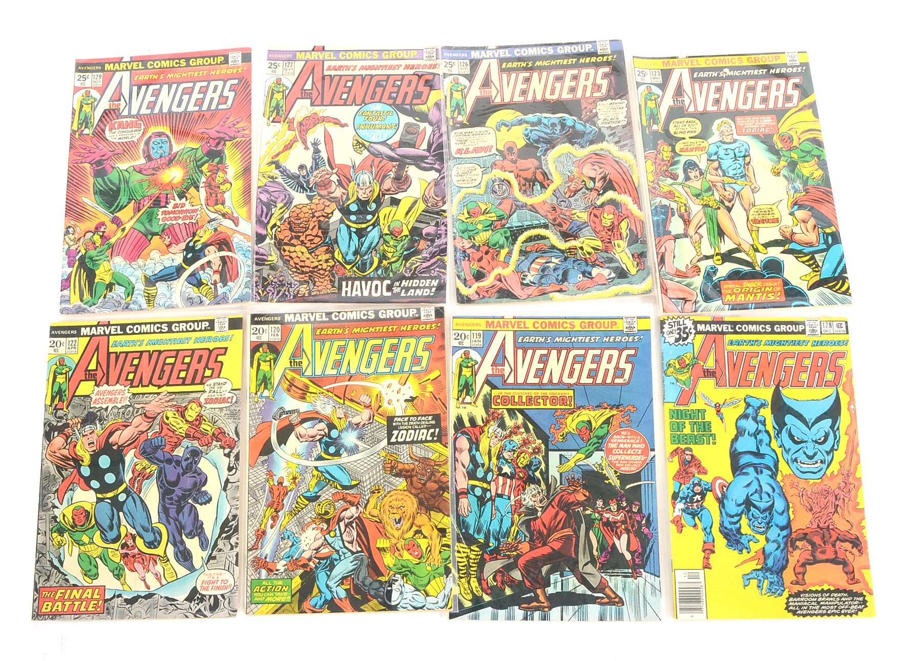 Collection of Marvel "Avengers" Single Issue Comics