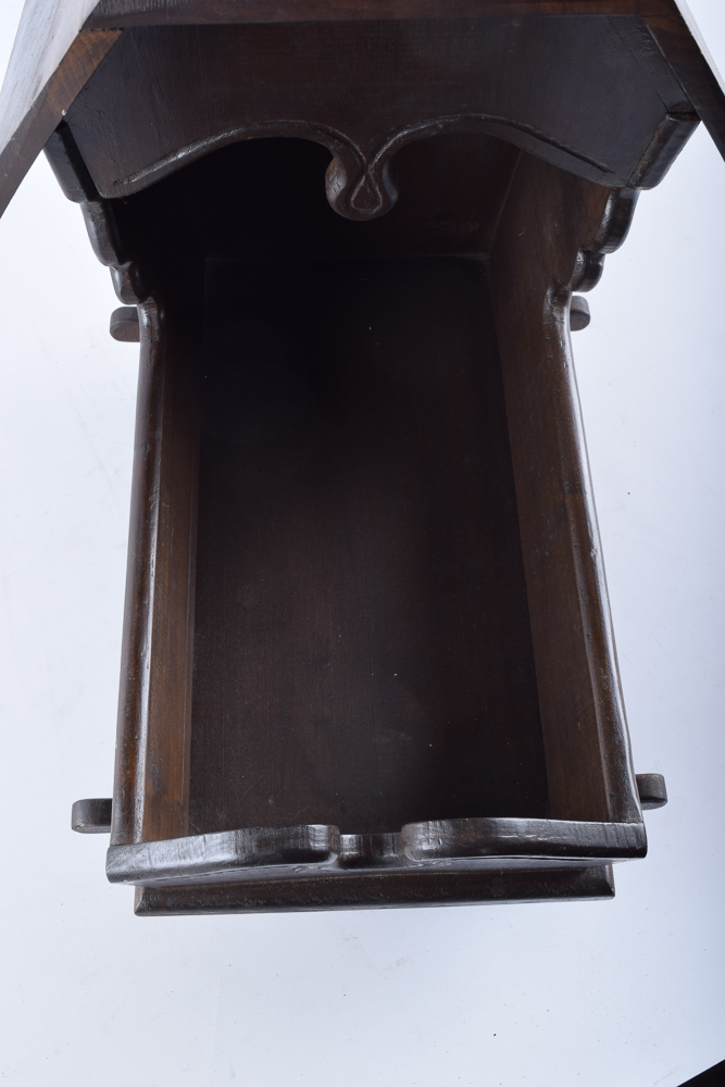 Vintage Walnut Rocking Doll Cradle