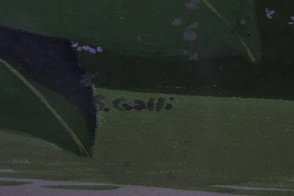 Stan Galli New Orleans Study Painting for United Air Lines