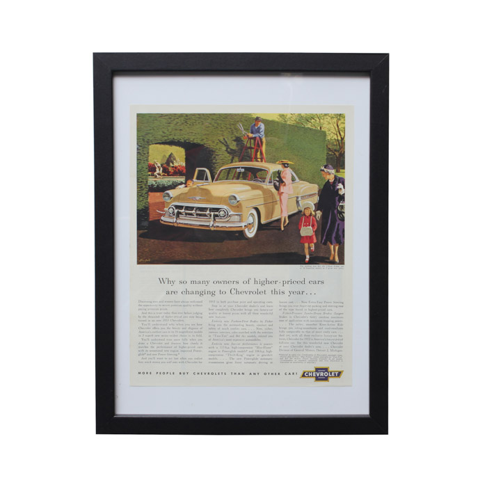 1953 Chevrolet Advertisement, Art by Stan Galli