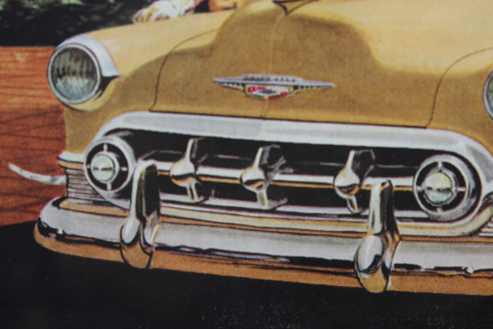1953 Chevrolet Advertisement, Art by Stan Galli