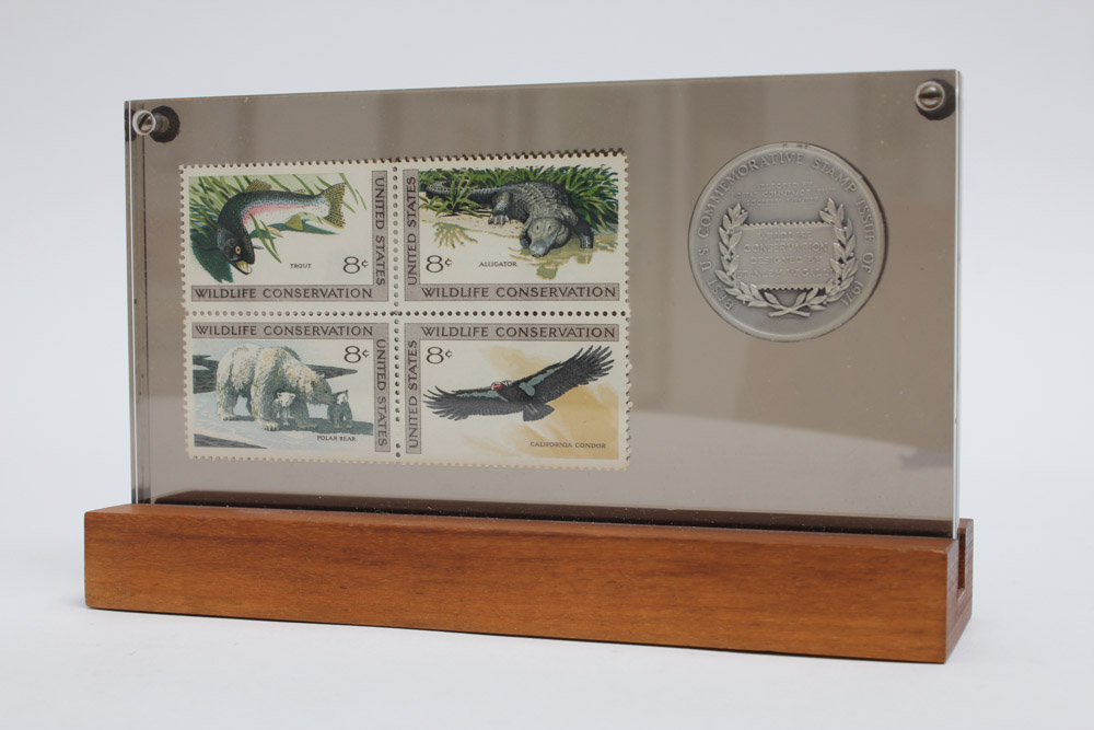 1971 Best U.S. Commemorative Stamp Award for Stan Galli