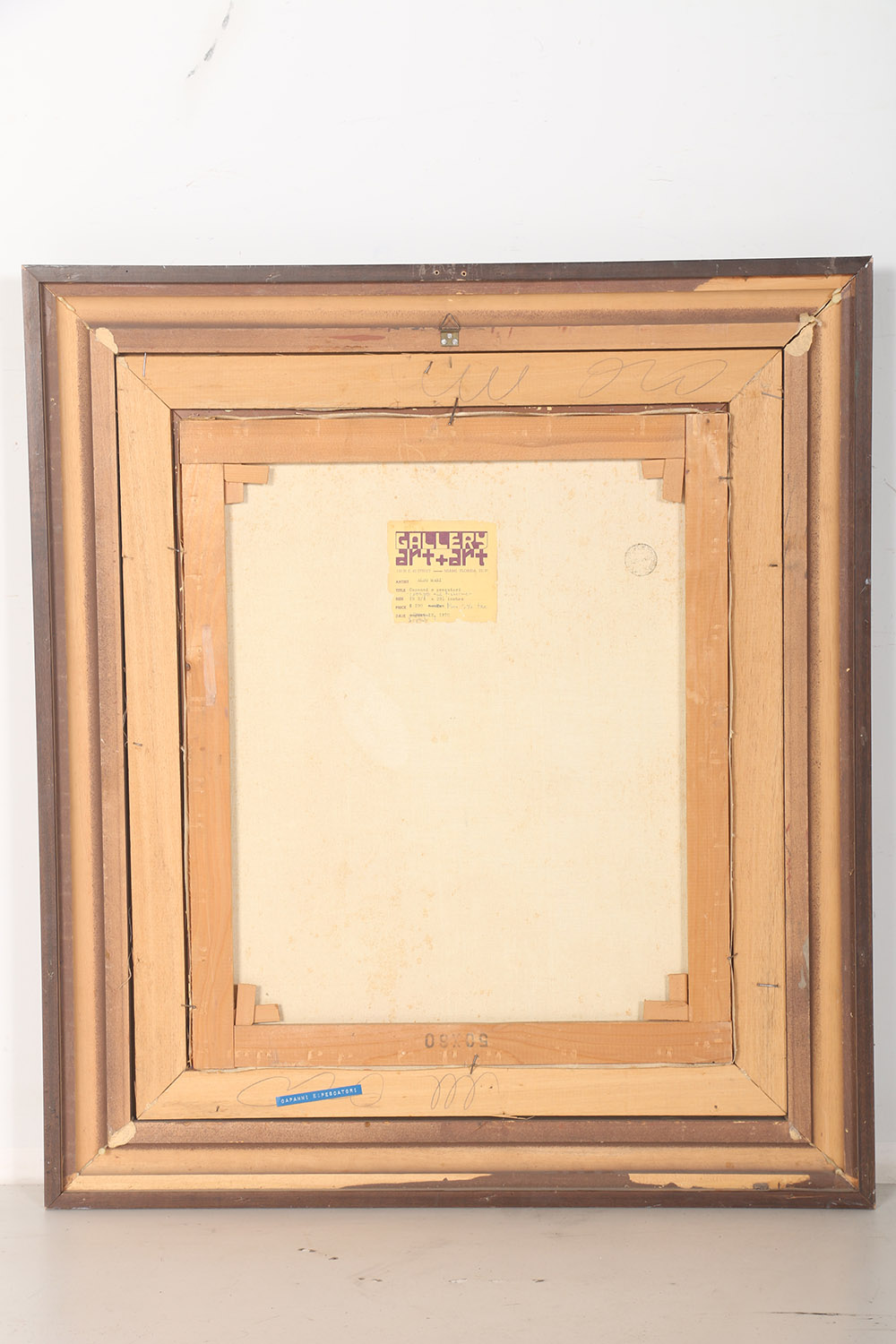 1970 Aldo Mari "Capanni e Pescatori" Oil on Canvas