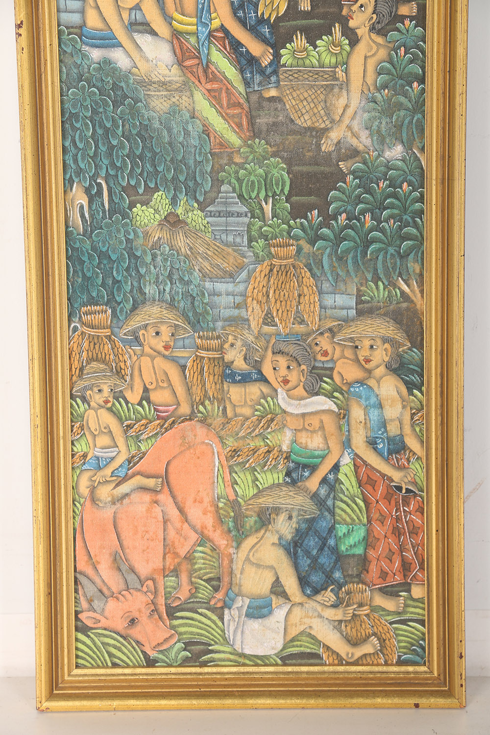 Pair of Framed Balinese Paintings