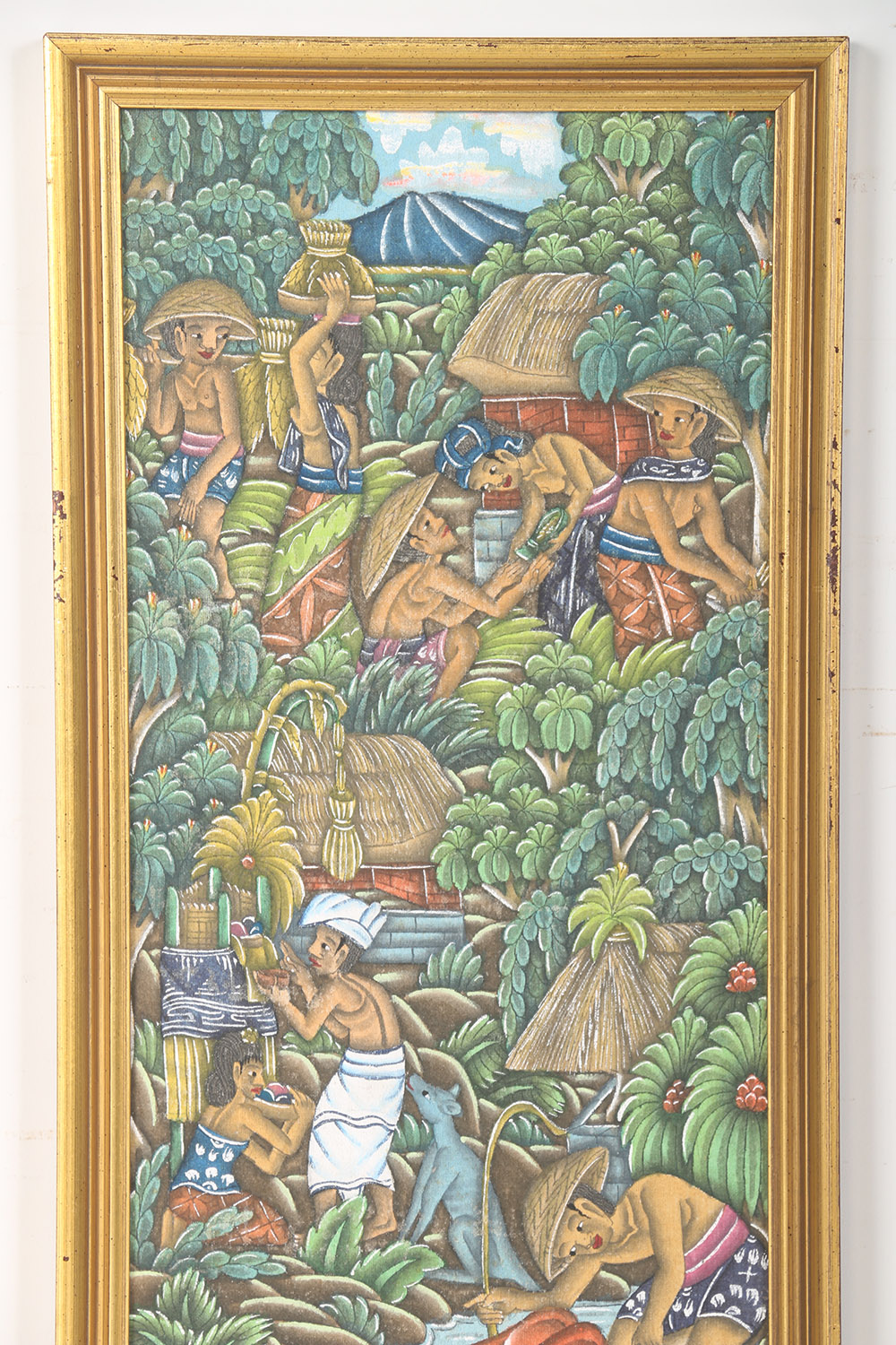 Pair of Framed Balinese Paintings