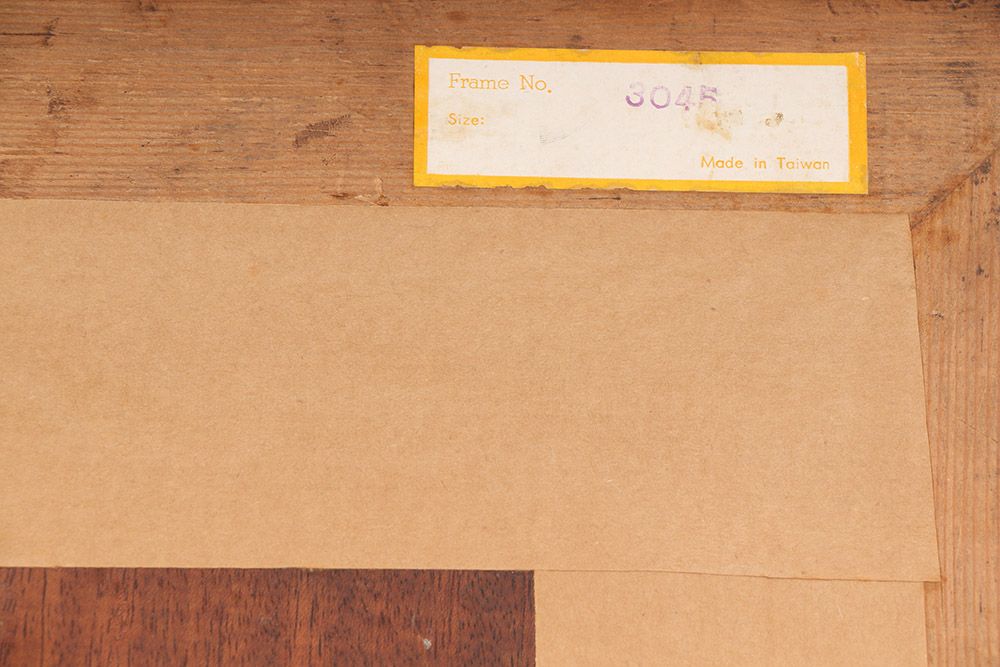 Oil on Board Portrait of Siblings