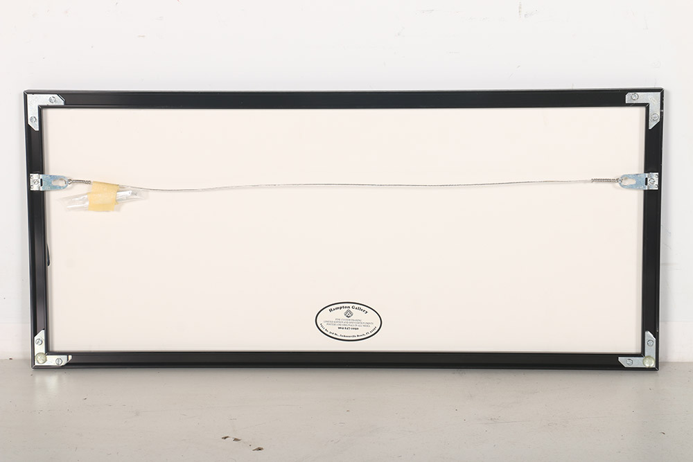 Framed Poster of Superbowl Rings 1966-2001