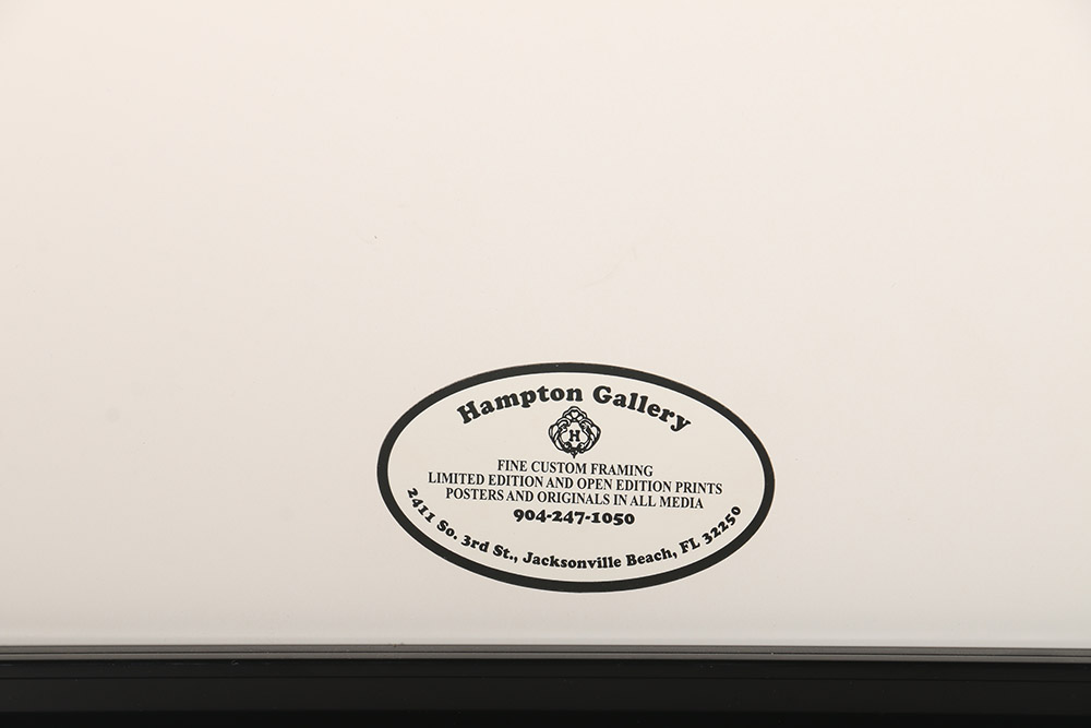 Framed Poster of Superbowl Rings 1966-2001