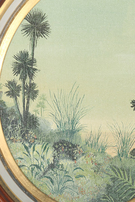 Original Acrylic on Canvas Board of a Tropical Landscape