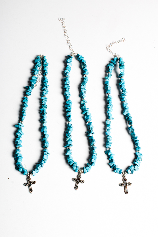 Sterling Silver Imitation Turquoise and Natural Stone Jewelry Assortment