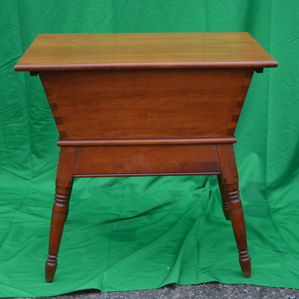 Pair of Willett Golden Beryl Solid Maple Dough Box Tables
