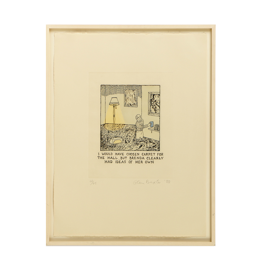 Glen Baxter Limited Edition Lithograph on Paper