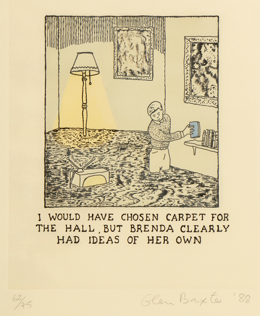 Glen Baxter Limited Edition Lithograph on Paper