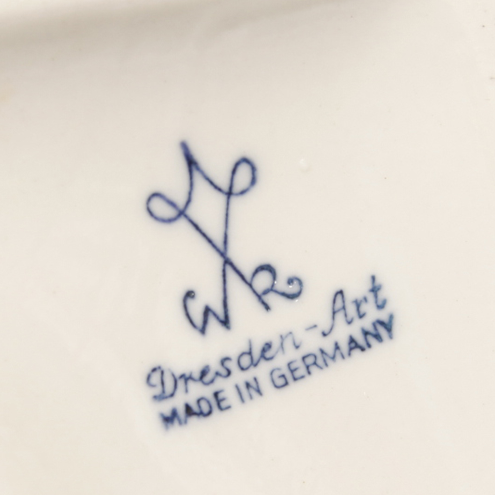 Porcelain Dipped Dresden Lace Figurines Featuring Frankenthal and Müller - Volkstedt