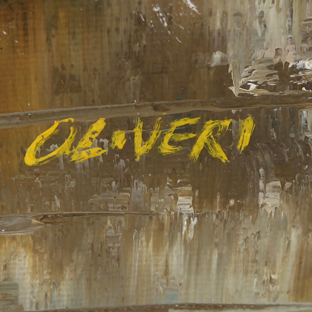 Joseph Oliveri Oil on Canvas Scene of Paris