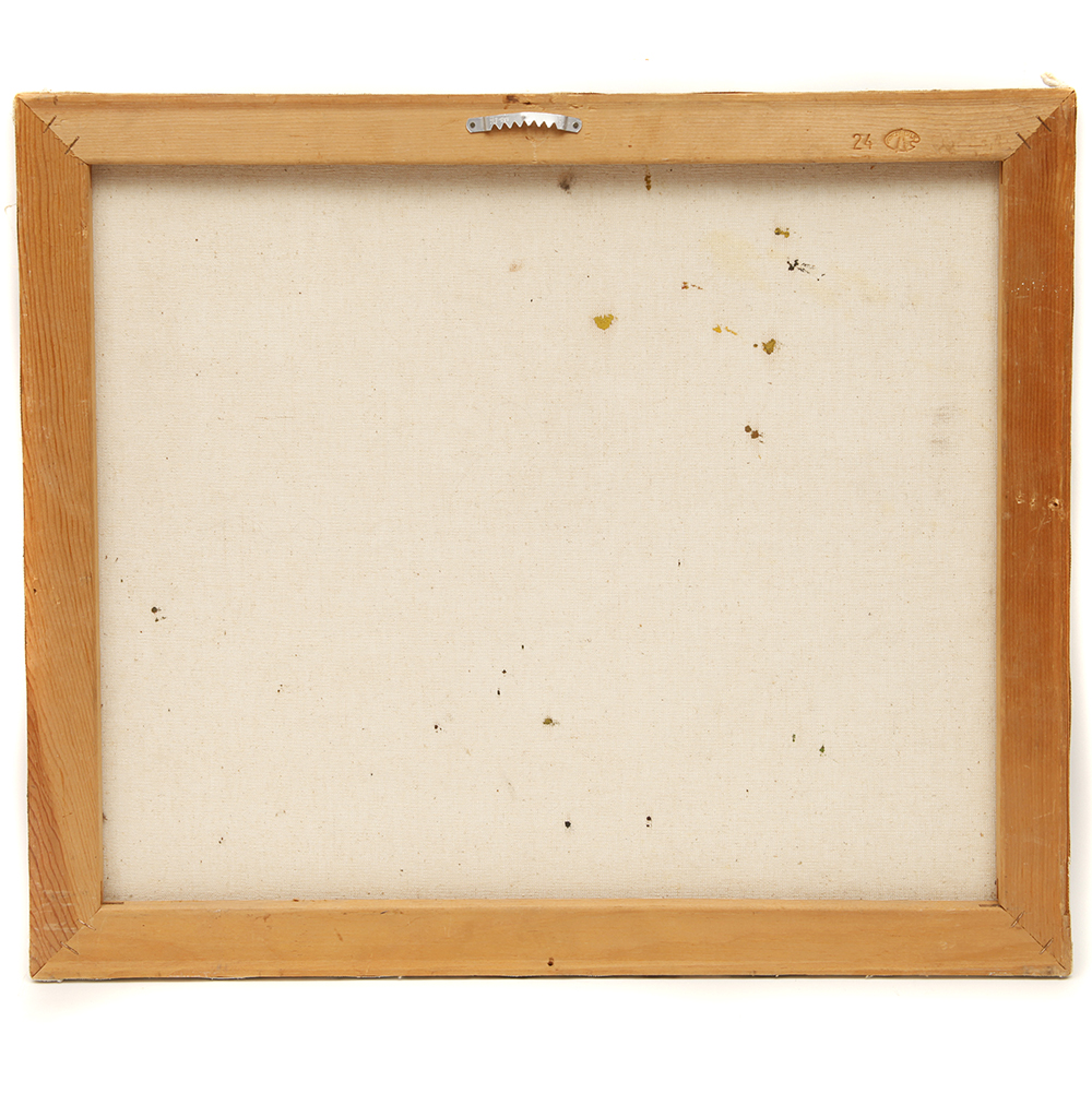 Joseph Oliveri Oil on Canvas Scene of Paris