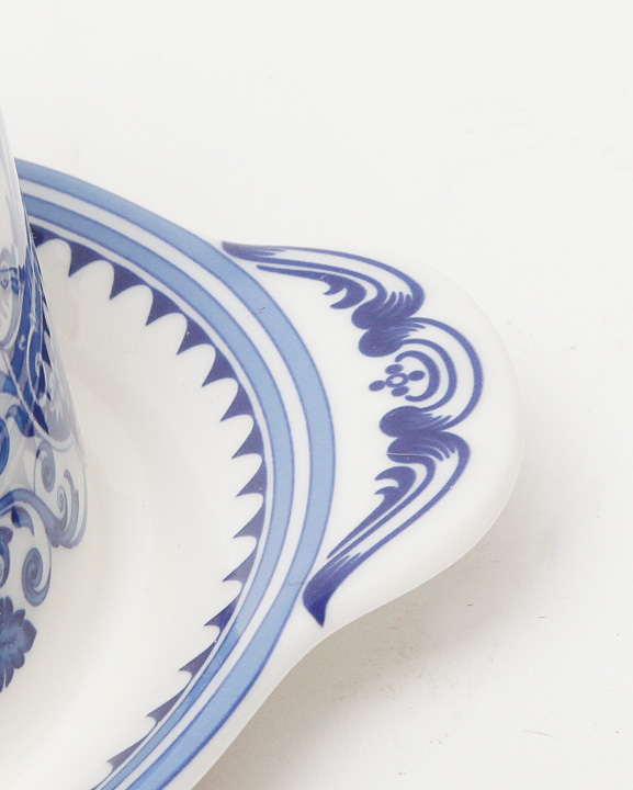 Spode Star of David Honey Pot