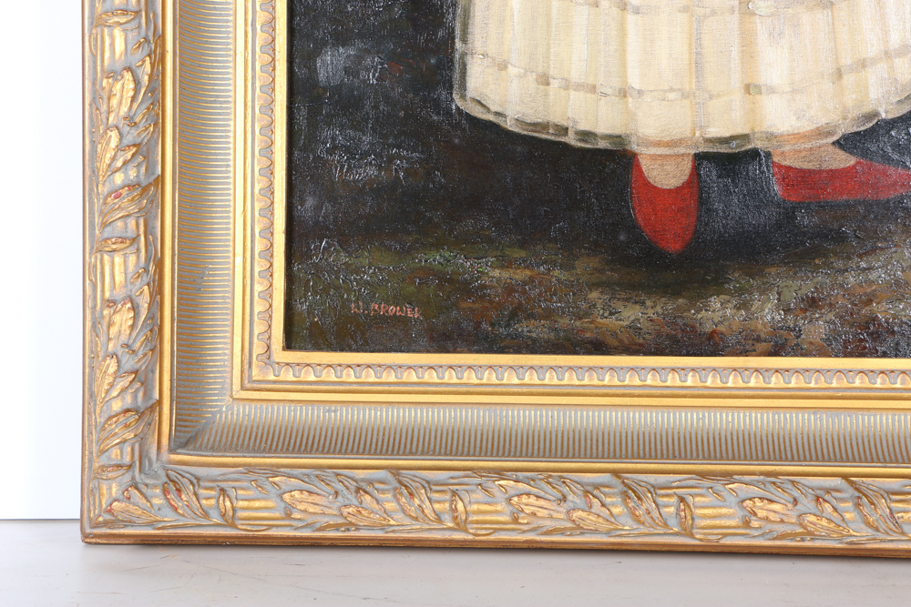 Original W. Brower Oil Painting