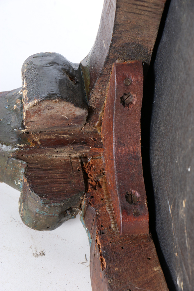 Late 18th Century Italian Rococo Polychromed Side Chair