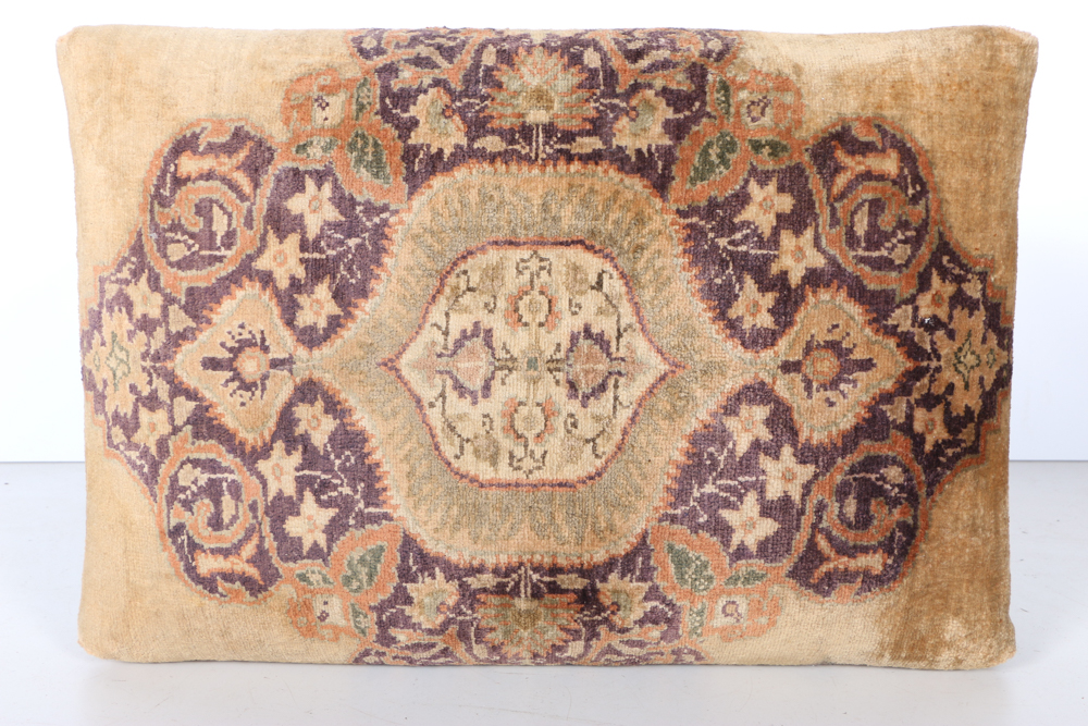 Chippendale Style Upholstered Footstool