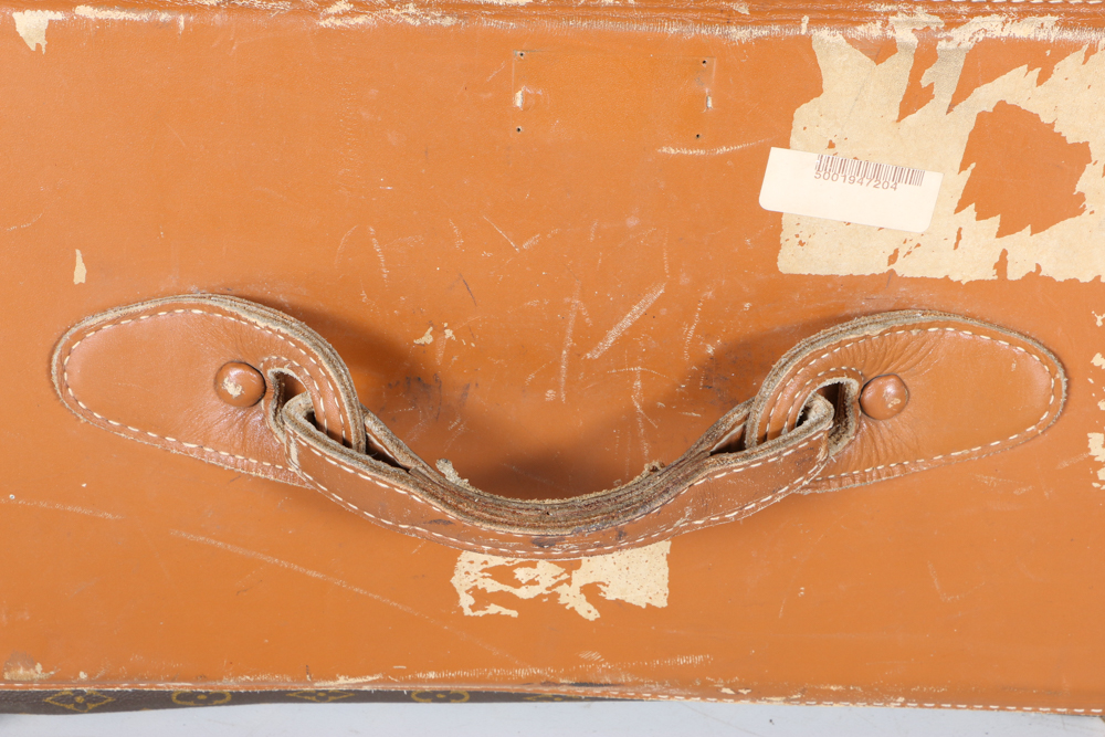 Vintage French Company for Louis Vuitton Monogram Luggage Suitcase