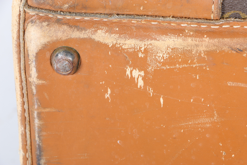 Vintage French Company for Louis Vuitton Monogram Luggage Suitcase