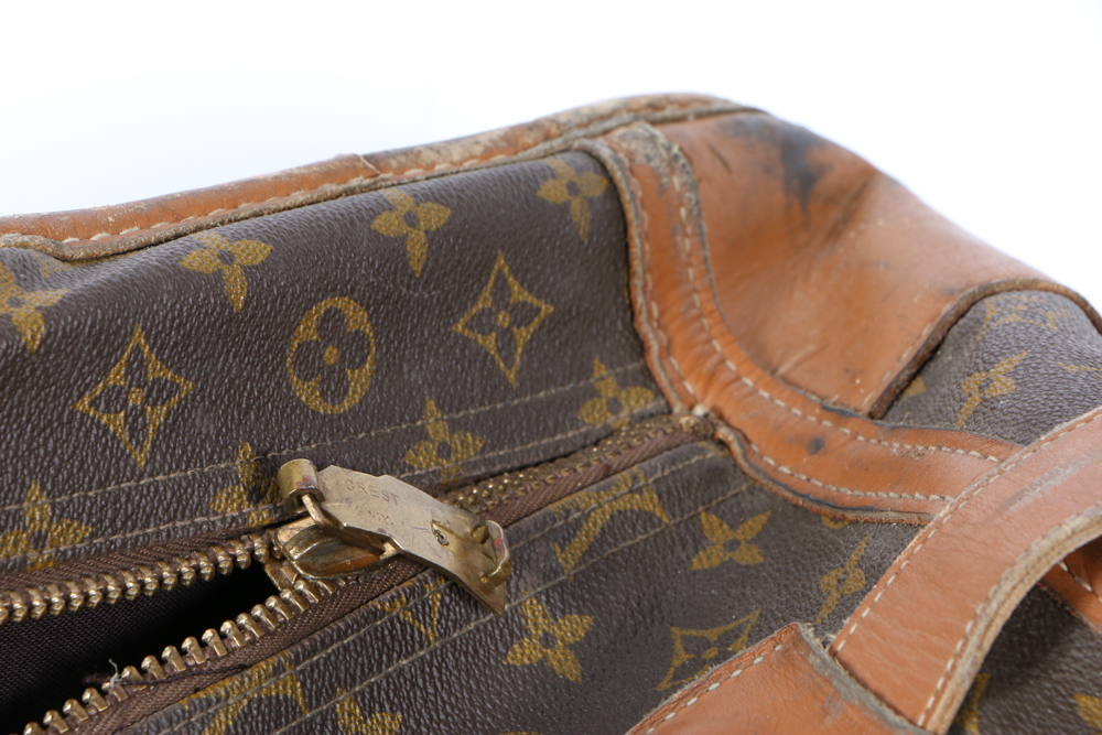 Vintage French Company for Louis Vuitton Monogram Luggage Suitcase