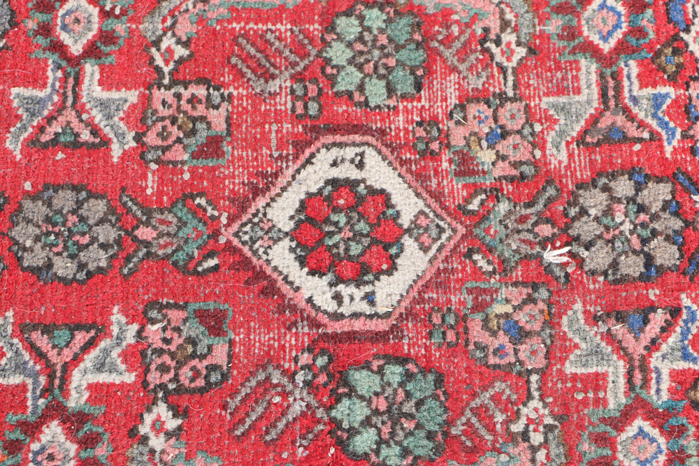 Original Aliakbar Momeni Hand Knotted Hamadan Accent Rug