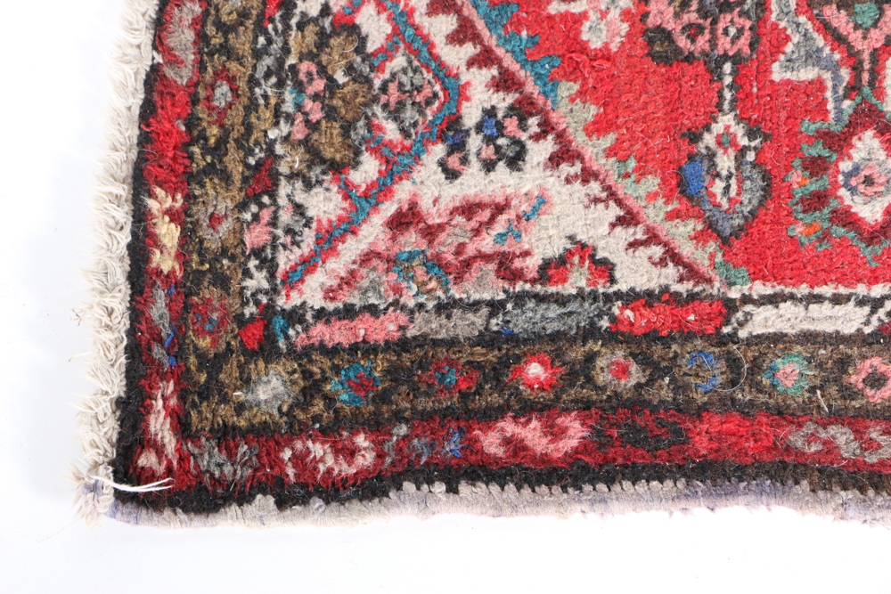 Original Aliakbar Momeni Hand Knotted Hamadan Accent Rug